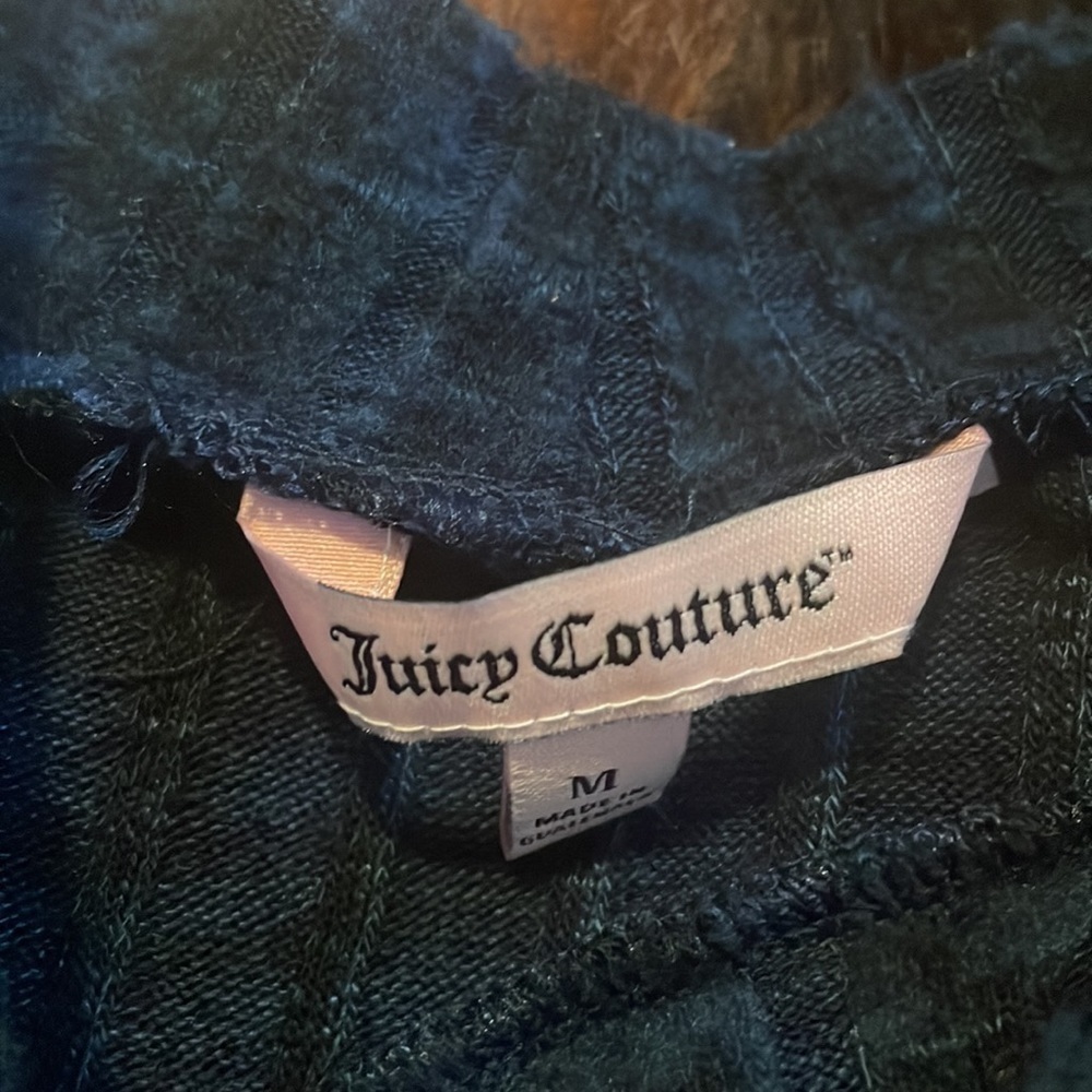 Juicy Couture Blue and Black Long Sleeve‎ Sweater - Picture 4 of 7
